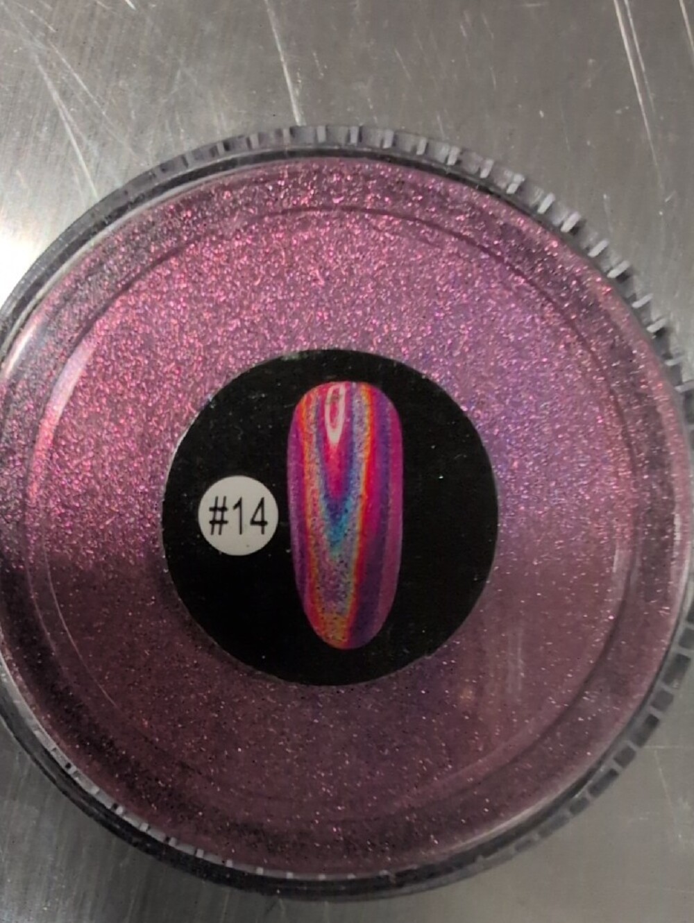 Multi-Color Nail Powder Set - Assorted Metallic Shades - Picture 5 of 10
